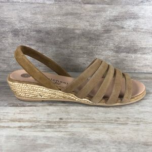 Eric Michael Elva Espadrilles Suede Tan Sandal  Women 40 / 10